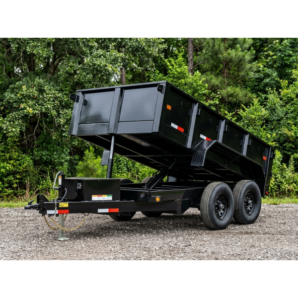 6x10 Dump Trailer with 4' High Sides