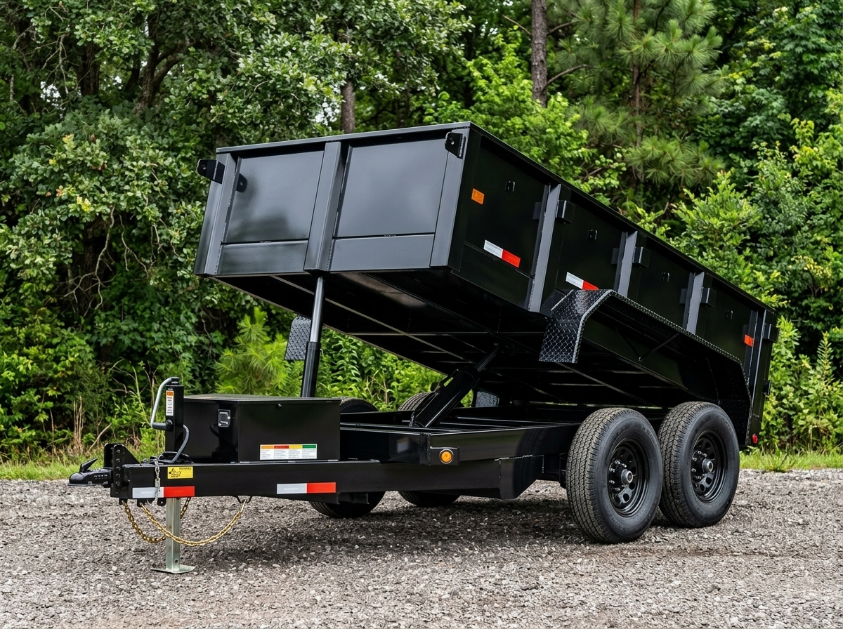 6×10 Dump Trailer with 4′ High Sides 6×10 Dump Trailer with 4′ High Sides